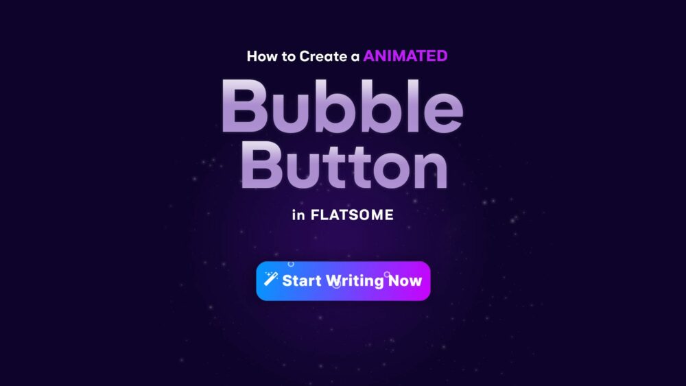 How to create a Bubble Button in Flatsome